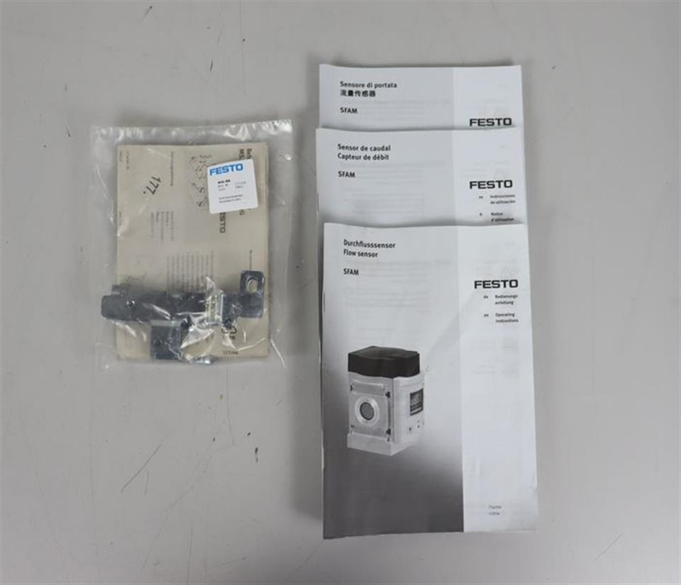 Festo SFAM-62-3000L-WG12-2SA-M12-5A Durchflusssensor SFAM Flow Sensor NEUWERTIG