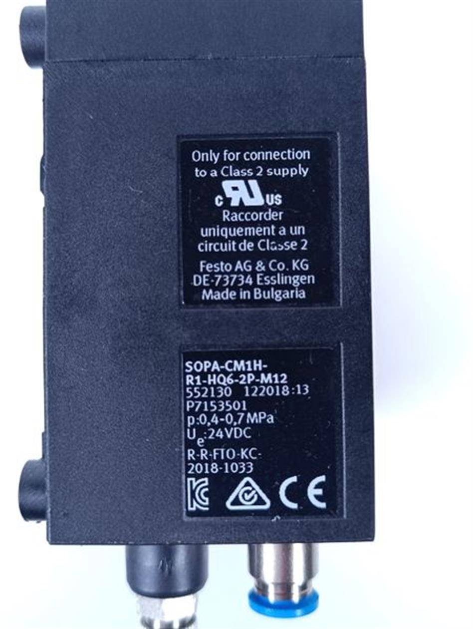 FESTO SOPA-CM1H-R1-HQ6-2P-M12 552130 TOP ZUSTAND