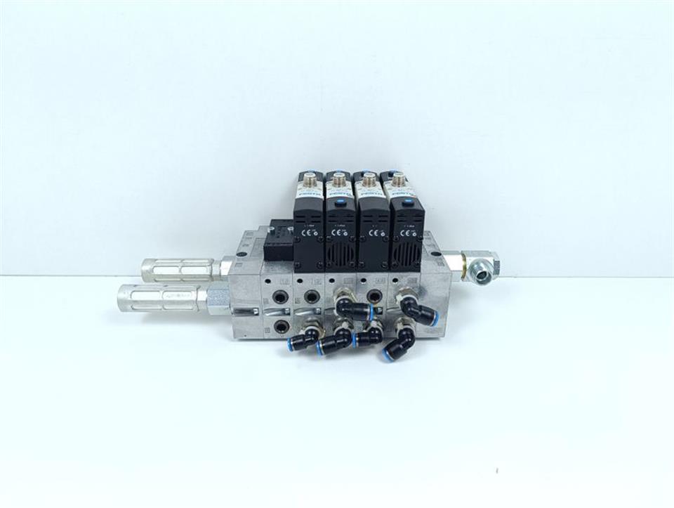 Festo Ventilinsel VSVA-B-M52-AH-A1-1R5L + VSVA-B-P53E-H-A1-1R5L TOP ZUSTAND