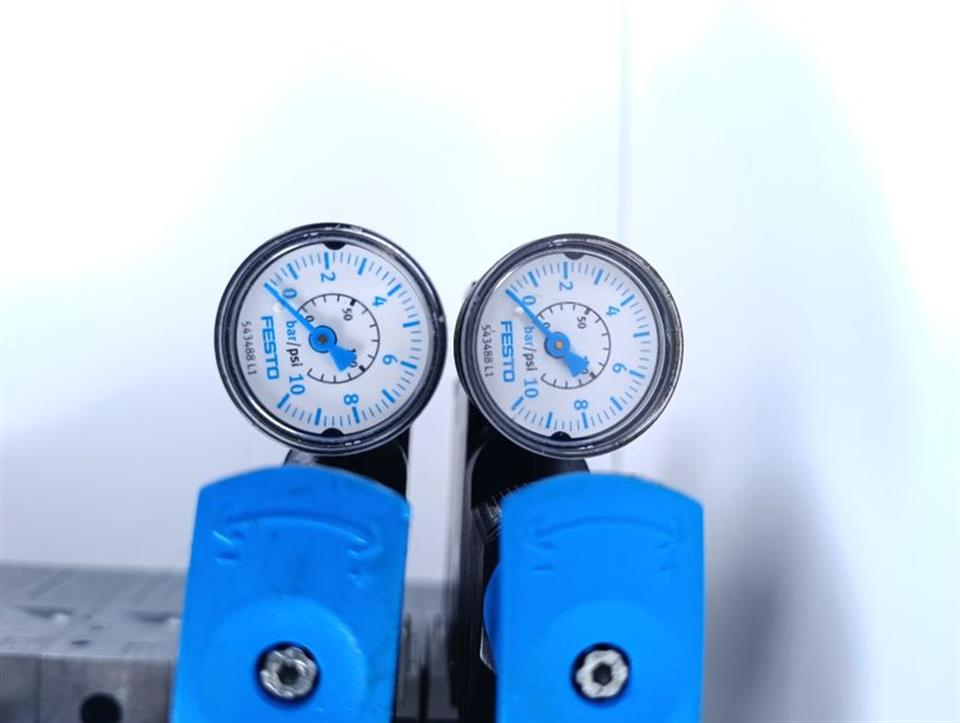 FESTO VSVA-B-M52-MH-A1-1R5L + NEV-01-VDMA + VABF-S3-1-R3C2-C-10 TOP ZUSTAND