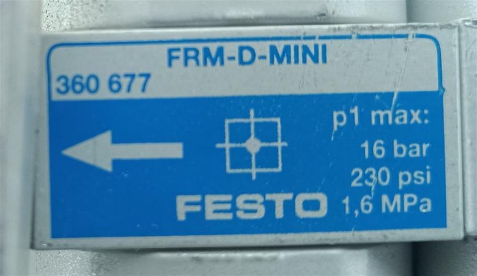 Festo Wartungseinheit HEL-D-MINI+HEE-D-MINI-24+LFR-D-MINI+HE-D-MINI TOP ZUSTAND