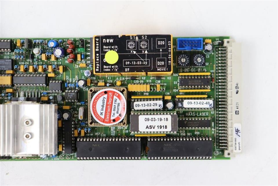 HAAS STEUERPLATINE ASV2 18-06-66-00/18 ASV218-06-66-00/18 TESTED & TOP ZUSTAND
