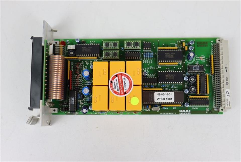 HAAS STEUERPLATINE TKO 18-06-69-00/02 TKO18-06-69-00/02 TESTED & TOP ZUSTAND