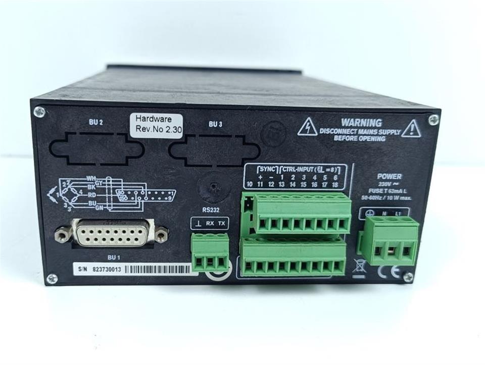 HBM Messtechnik MVD2555 Meßverstärker Hottinger Baldwin REV. 2.30 TESTED & TOP ZUSTAND