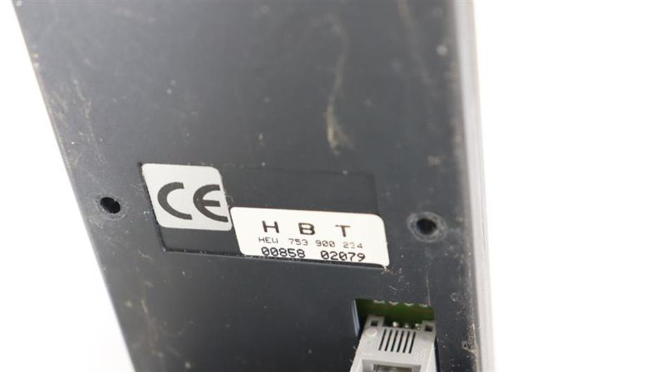 HBT Bedienteil CCI-S HEW: 753 900 234 00858 02079