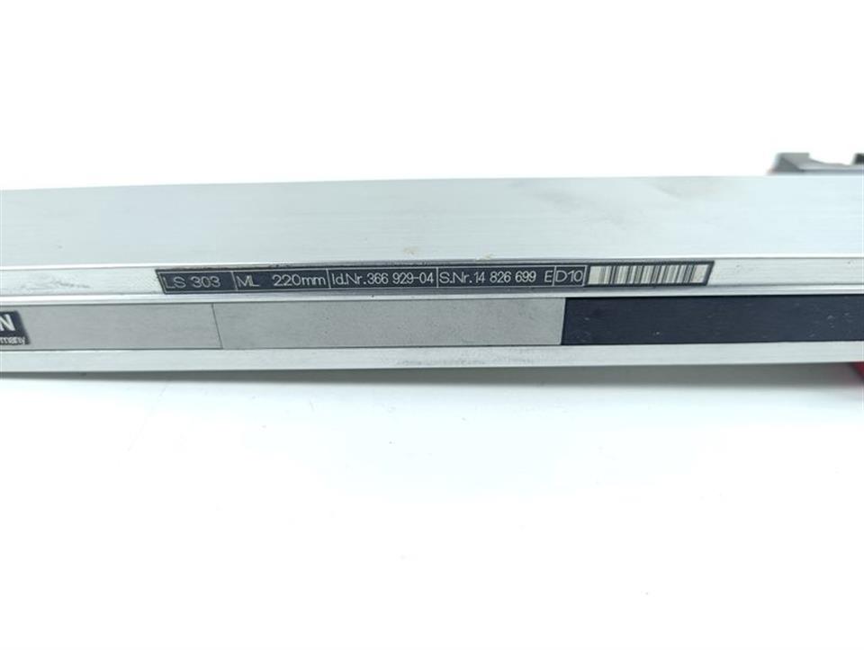 Heidenhain Maßstab LS 303 ML 220mm Id.Nr. 366 929-04 AE LS 303 UNUSED & OVP