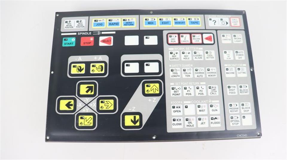 Hitachi Seiki Platte Bedienfeld CNC04D IN90010-HS-0 TOP ZUSTAND