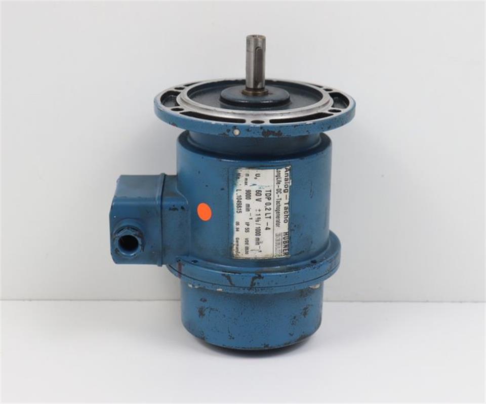 Hübner Berlin TDP 0,2 LT - 4 LongLife DC Tachogenerator TDP0,2LT-4 Analog-Tacho