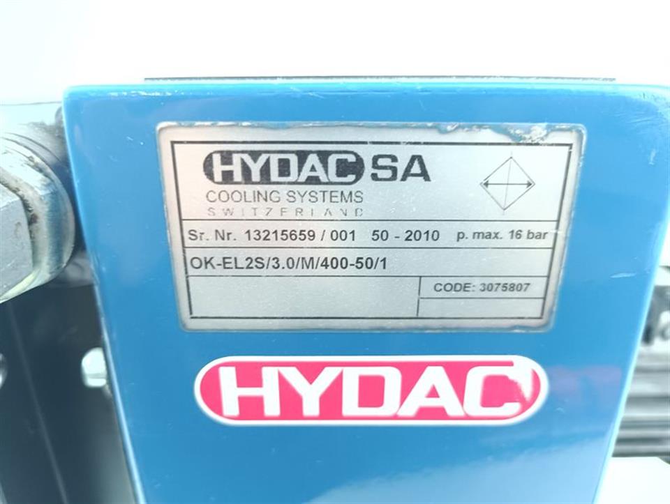 Hydac OK-EL2S/3.0/M/400-50/1 16 bar ÖLKÜHLER LUFT TOP ZUSTAND