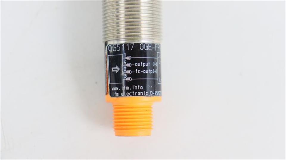 IFM Electronics OG5117 OGE-FPKG/V4A/US Optoelektronischer Sensor TOP ZUSTAND