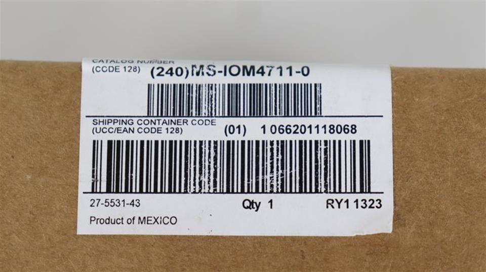 Johnson Controls MS-IOM4711-0 INPUT OUTPUT MODULE UNUSED OVP & SEALED