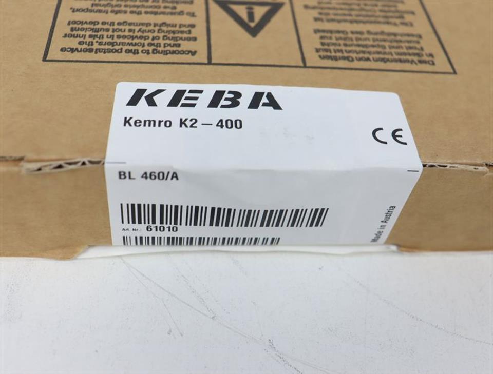 KEBA Kemro K2-400 BL 460/A Part.No. 61010 OVP & VERSIEGELT