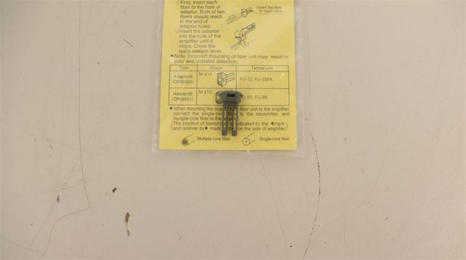 KEYENCE Lichtleiter 96M0179 für FU-59 FU-48 Adapter B OP26501 UNUSED & OVP