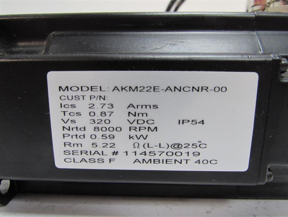 Kollmorgen Servomotor AKM22E-ANCNR-00 unused UNBENUTZT