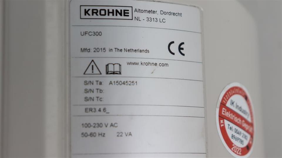 Krohne UFC300 Signal Durchfluss Konverter TESTED & TOP ZUSTAND