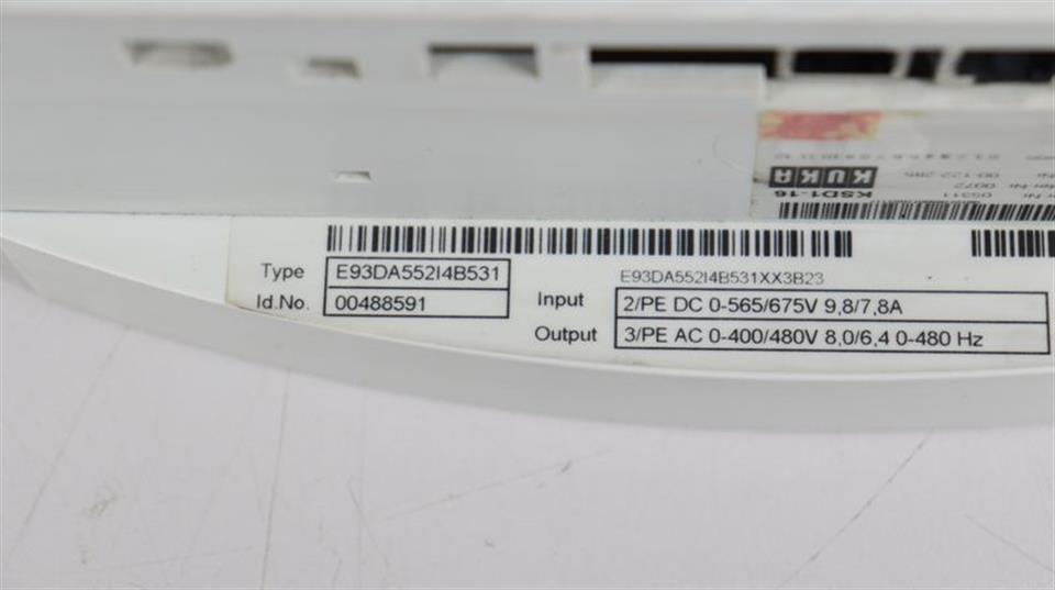 KUKA KSD1-16 00-122-285 E93DA552I4B531 E93DA552I4B531XX3A23