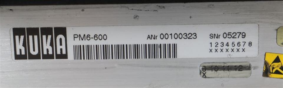 KUKA Powermodul PM6-600 PM 6 600 ANr 00100323