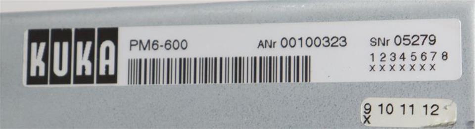 KUKA Powermodul PM6-600 PM 6 600 ANr 00100323