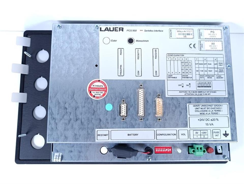 Lauer PCS 950 WIN Serielles Interface PG 960.202.3 230503 TESTED & UNUSED & OVP