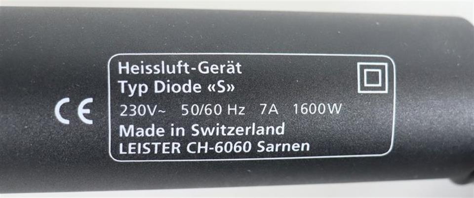 Leister Diode S 230V/1600W Article 101.282 Heißluft Gebläse Zubehör UNUSED & OVP