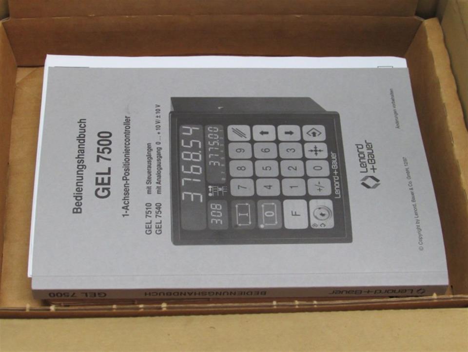 Lenord Bauer Position Controller GEL 7500 GEL 7517.5000 Unbenutzt OVP