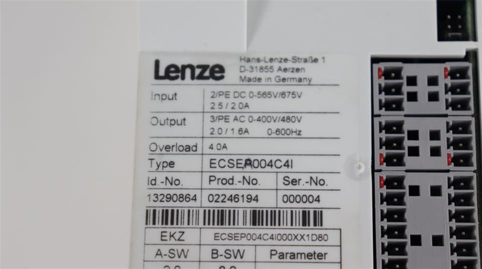 Lenze ECSEA004C4I Achsmodul Imax = 4.0A UNUSED & OVP