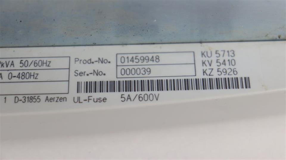 Lenze EVS9321-ES Frequenzumrichter ID-No. 13015871 33.9321SE.7B.62 TESTED & TOP ZUSTAND