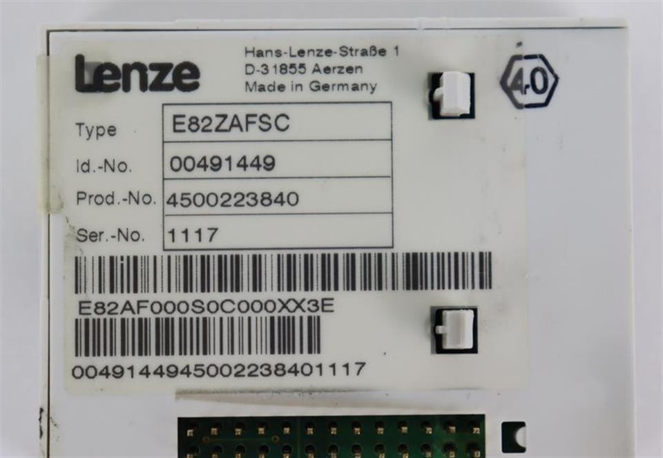 Lenze Funktionsmodul E82ZAFSC Modul Id.-No. 00491449 TOP ZUSTAND