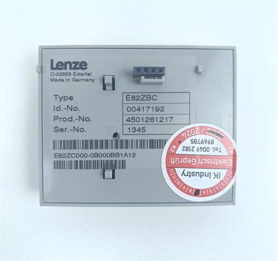 Lenze Keypad Bedienpanel E82ZBC ID.-No. 00417192 TESTED & TOP ZUSTAND