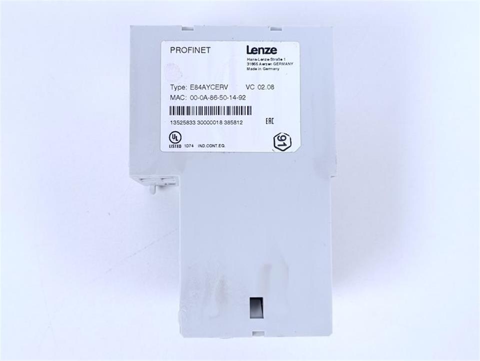Lenze Profinet E84AYCERV UNUSED