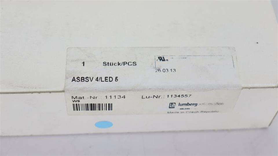 Lumberg  ASBSV4/LED-5 ASBSV 4/LED 5 Aktor-Sensor-Box OVP & VERSIEGELT