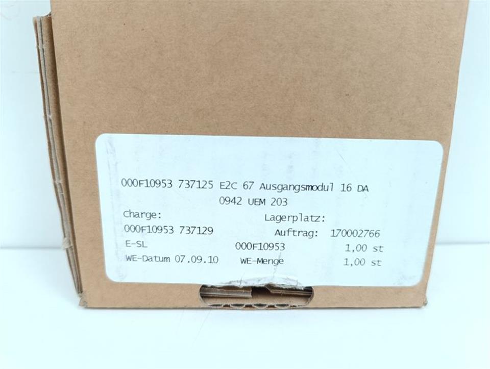 Lumberg Digital Output 16DA 0942 UEM 203 UNUSED & SEALED & OVP