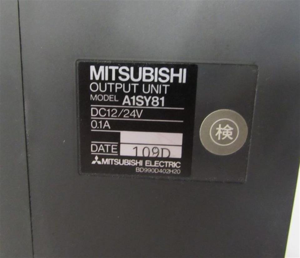 Mitsubishi A1SY81 Output Unit  DC12/24V 0,1A TOP ZUSTAND