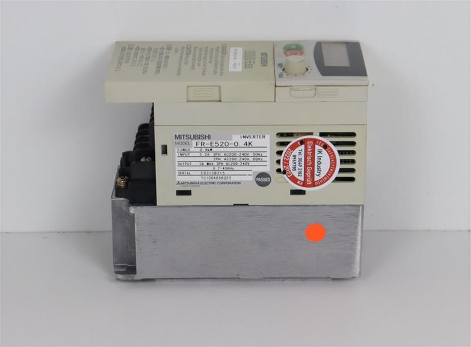 Mitsubishi FR-E520-0.4K Frequenzumrichter 0,4kW 230V Inverter TESTED
