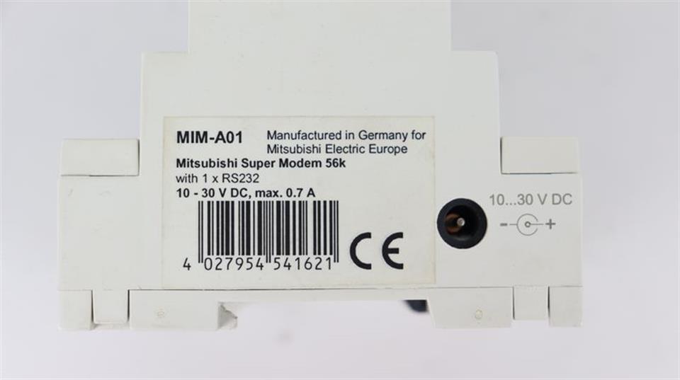 Mitsubishi MIM-A01 Super Modem 56k RS232 SPS Programmierung TOP ZUSTAND TESTED