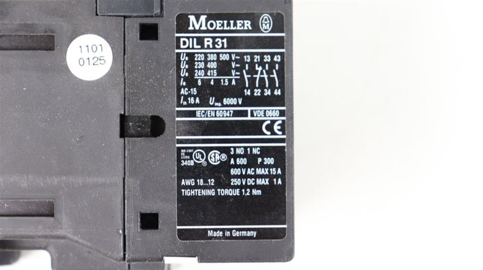 Moeller DILR31 Hilfsschütze Contactor Relay UNUSED & OVP