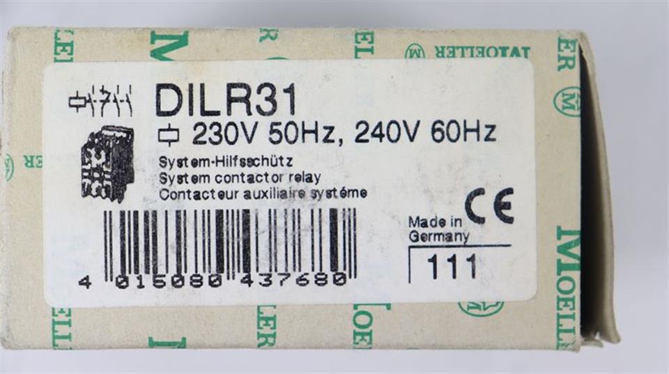 Moeller DILR31 Hilfsschütze Contactor Relay UNUSED & OVP