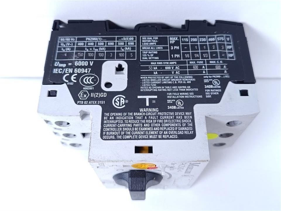 Moeller PKZM0-4 Motorenschutzschalter + NHI11-PKZ0 Hilfsschalter TOP ZUSTAND