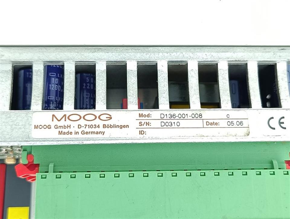 MOOG Servo Valve Controller MSC1 D136-001-008 & D138-002-001 Licence TESTED &TOP