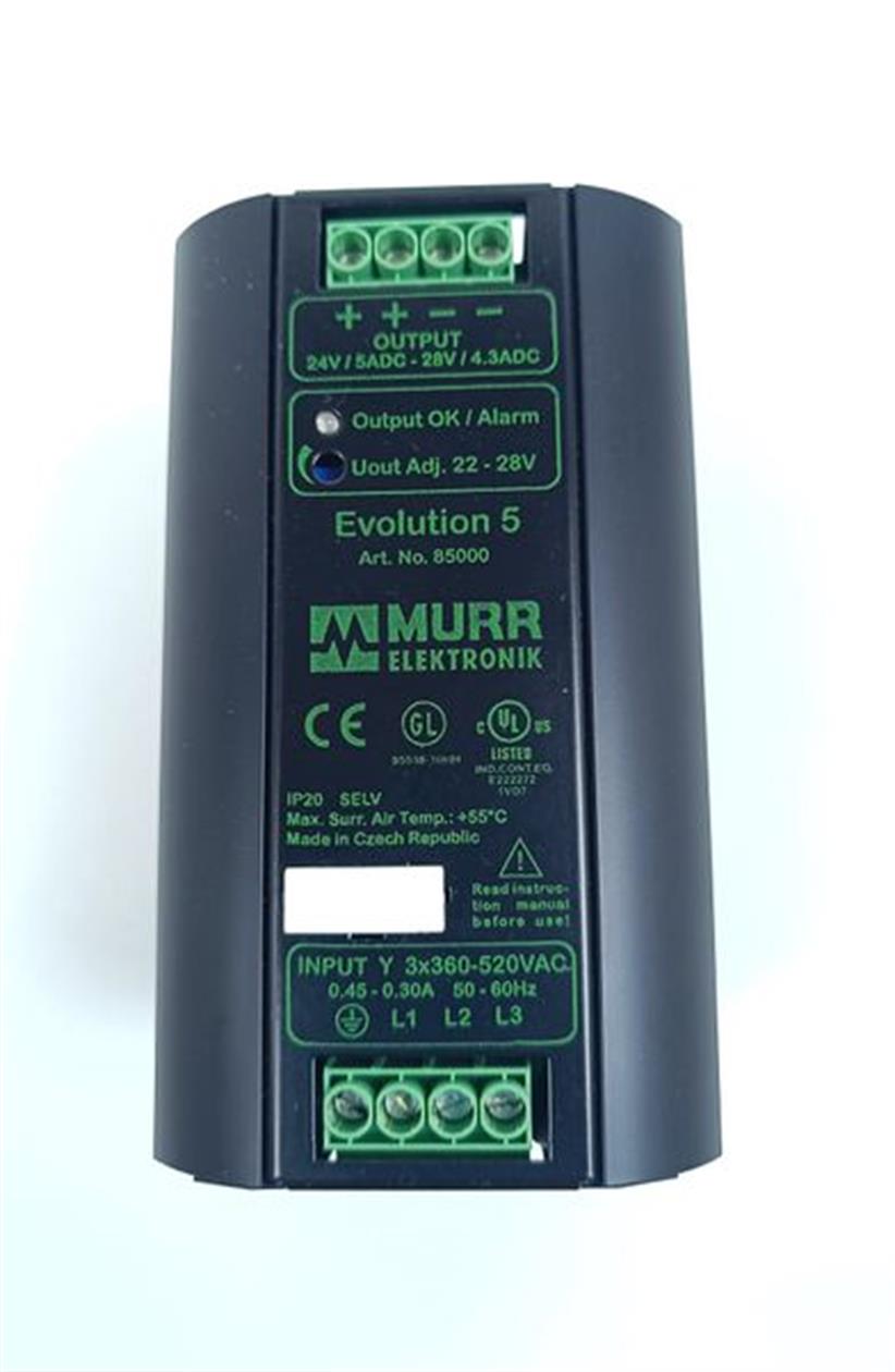 MURR Elektronik 85000 Evolution 5 Power Supply 3-Phase TESTED & TOP ZUSTAND