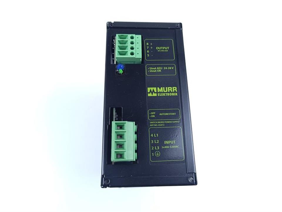 MURR Elektronik SWITCH POWER SUPPLY MCS20-3x400-500/24 85072 400V 20A 24VDC
