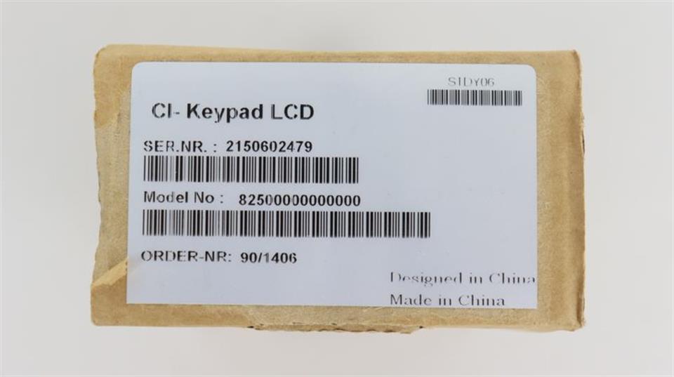 Nidec CI-Keypad LCD Model No 82500000000000 STDY06 UNUSED OVP