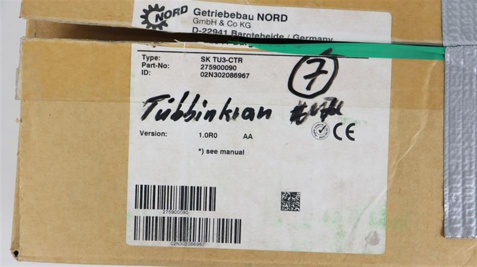 Nord Getriebebau SK TU3-CTR Version: 1.0R0 AA UNUSED OVP