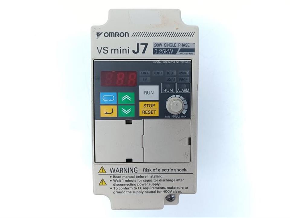 Omron CIMR-J7AZB0P2 SPEC: R0P20 TESTED & TOP ZUSTAND