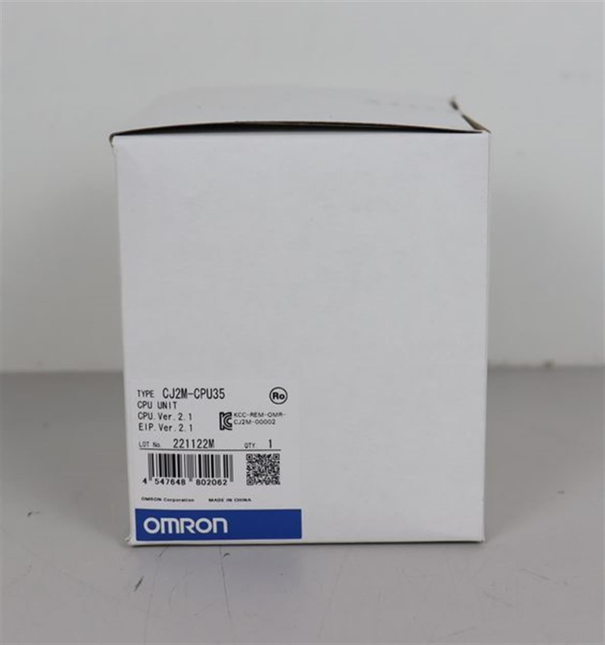 Omron CJ2M-CPU35 CPU Unit Ver. 2.1 UNUSED & OVP & SEALED