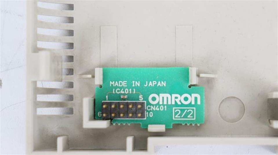 Omron CN401 (C401) 2/2 END PLATE ABSCHLUSSABDECKUNG TOP ZUSTAND