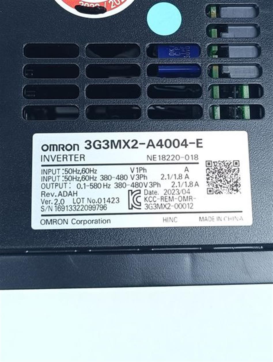 Omron Inverter Frequenzumrichter 3G3MX2-A4004-E 400V 0,4kw TESTED UNUSED & OVP