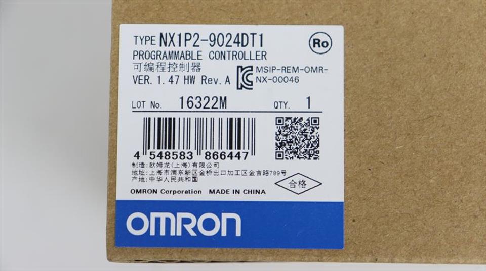 Omron PLC SPS Controller NX1P2-9024DT1 UNUSED & OVP & SEALED