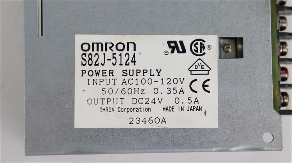 OMRON S82J-5124 Power Supply Module Modul TOP ZUSTAND