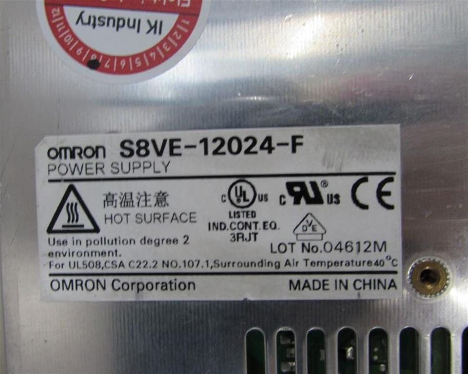 Omron S8VE-12024-F Power Supply 230V DC 24V 5A Netzteil TESTED TOP ZUSTAND